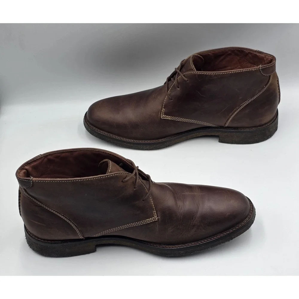 Johnston‎ & Murphy Copeland Chukka Boots Mens 10.5M 25-1870 Brown Leather